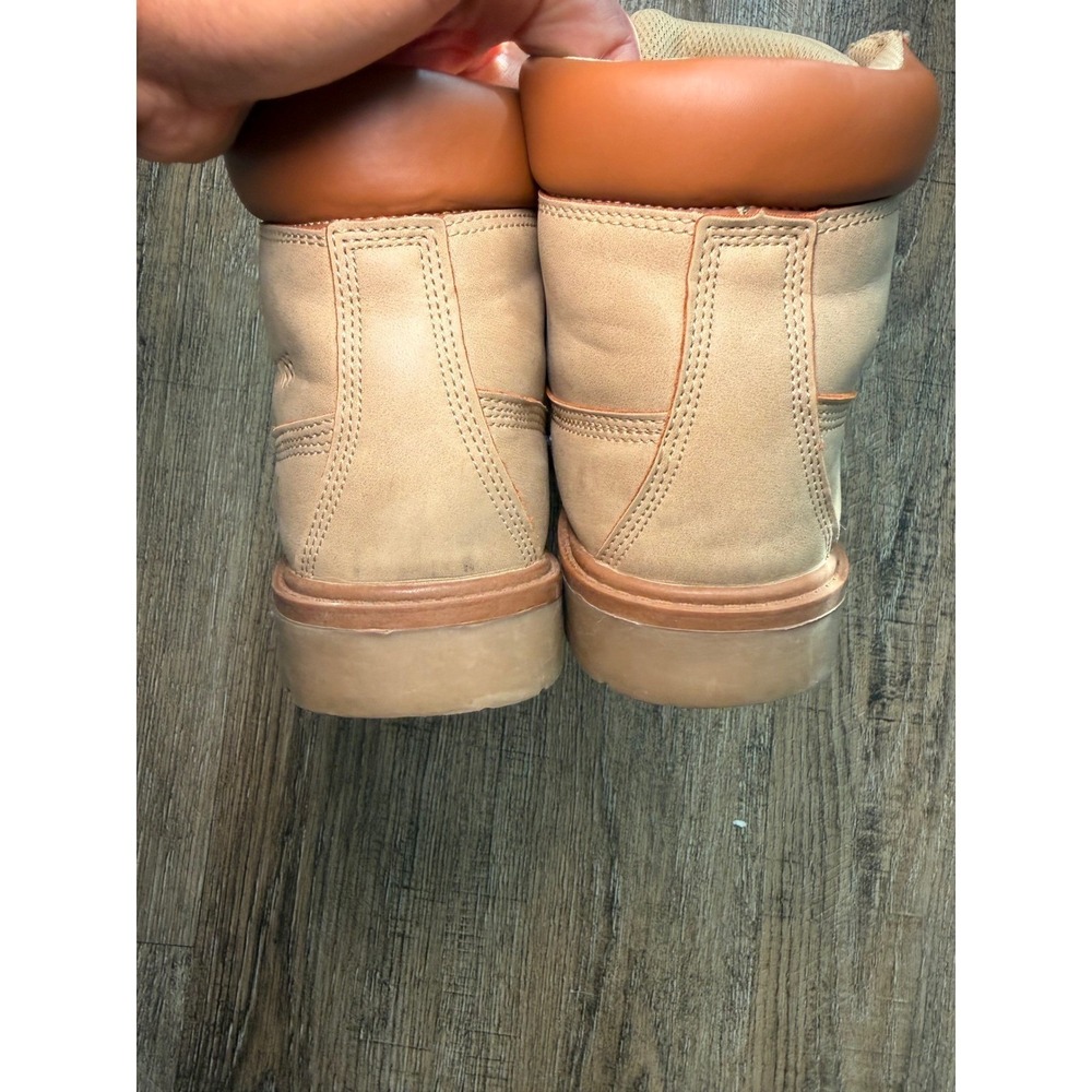 K-Swiss Womens 9FS05231โ Tan Ankle Work Boots Size 8 Padded Collar Lug Sole - Picture 9 of 9